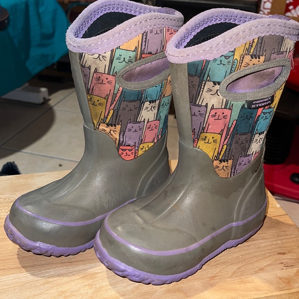 Toddler kids snow boots